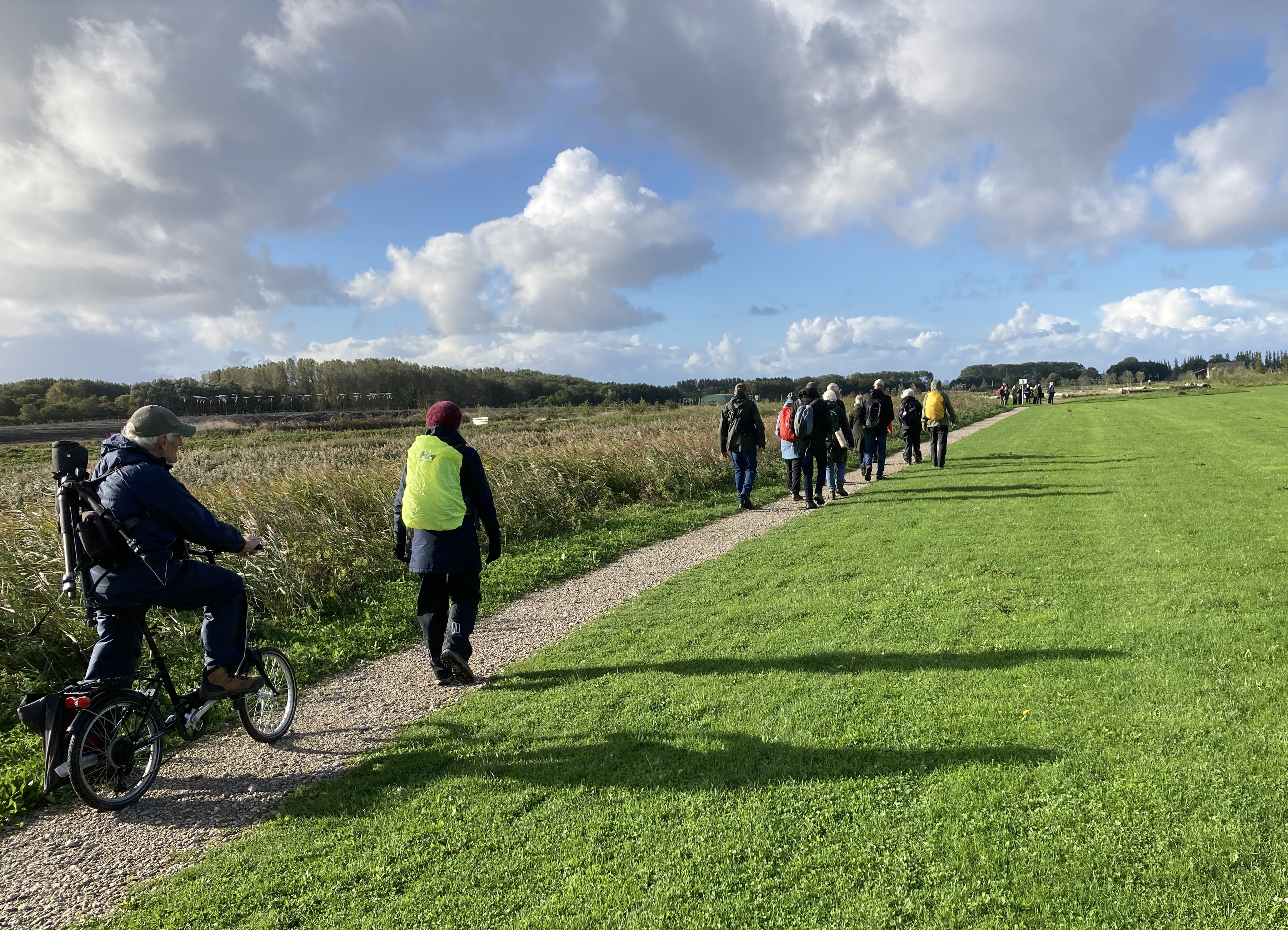 (Driemanspolder). Foto van Bert Staal.
Deelnemers cursus